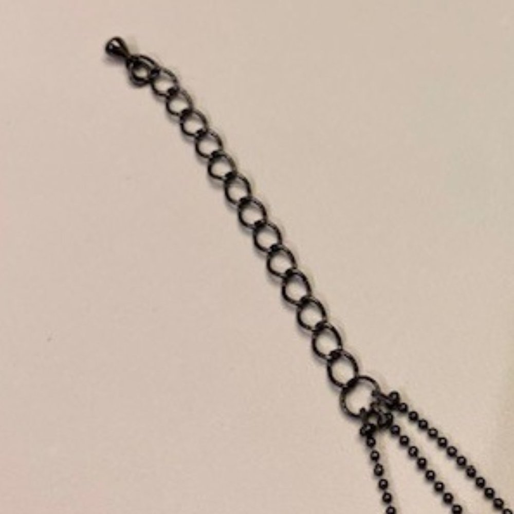 Lia Sophia TRIO Hematite Necklace - Picture 6 of 9